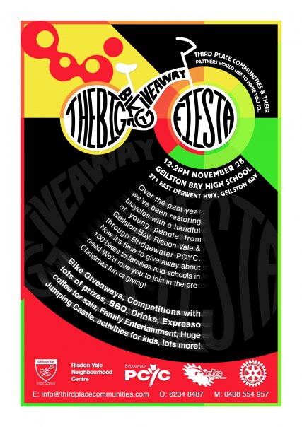 the big bike giveaway flyer