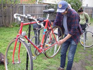 6_Aaron working on his steed