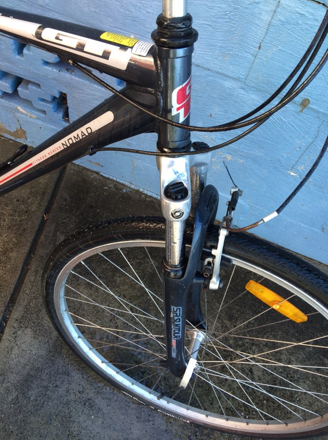 Front shocks add to the smoothness.