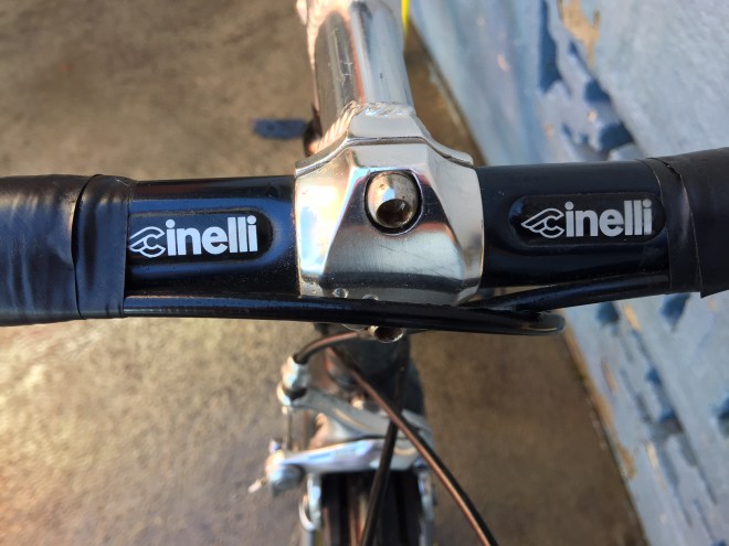 Classic Cinelli bars.